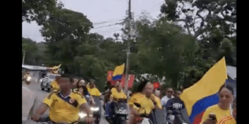 En San Andrés, los seguidores de Abelardo de la Espriella también celebraron el triunfo electoral del abogado. 